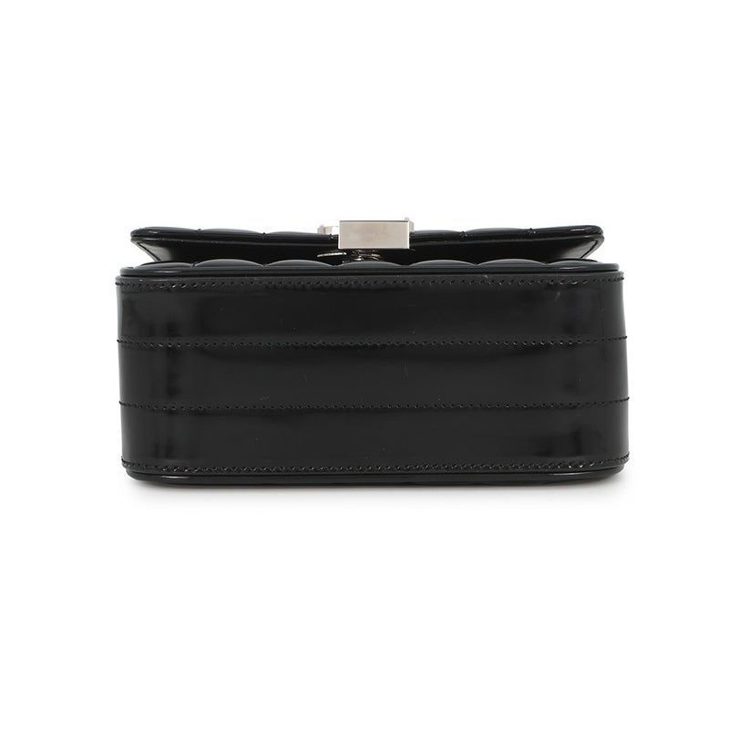 サンローランパリ チェーンショルダーバッグ ヴィッキー スモール パテントレザー 538439 SAINT LAURENT PARIS 黒