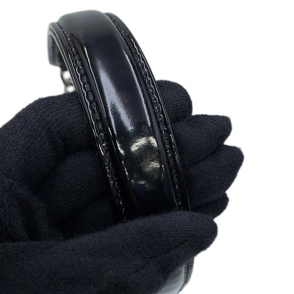 サンローランパリ チェーンショルダーバッグ ヴィッキー スモール パテントレザー 538439 SAINT LAURENT PARIS 黒