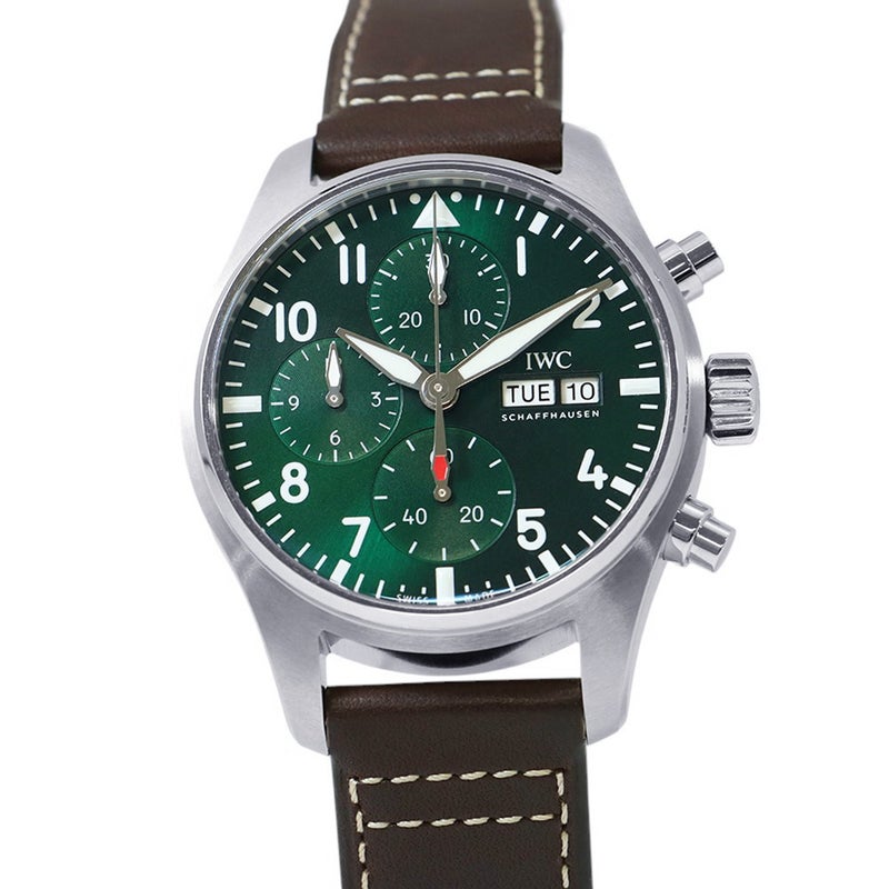 IWC パイロットウォッチ クロノグラフ IW388103 IWC 腕時計 グリーン文字盤