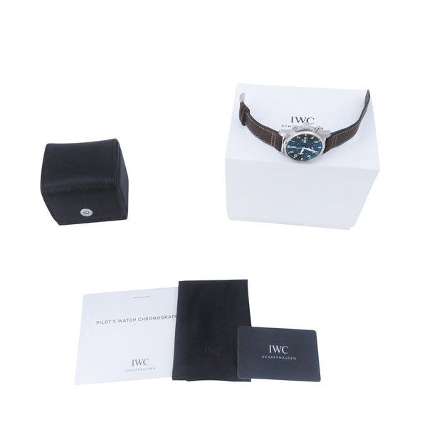 IWC パイロットウォッチ クロノグラフ IW388103 IWC 腕時計 グリーン文字盤
