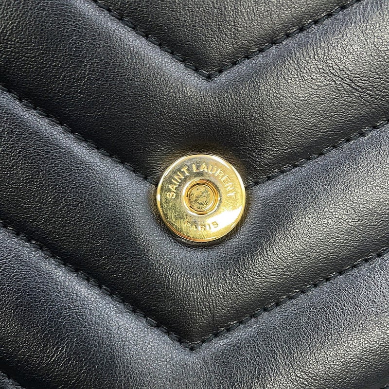 サンローランパリ チェーンショルダーバッグ ルル スモール カーフレザー 494699 SAINT LAURENT PARIS 黒