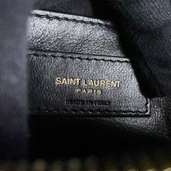 サンローランパリ チェーンショルダーバッグ ルル スモール カーフレザー 494699 SAINT LAURENT PARIS 黒