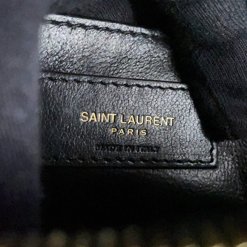 サンローランパリ チェーンショルダーバッグ ルル スモール カーフレザー 494699 SAINT LAURENT PARIS 黒