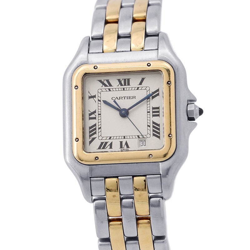 カルティエ パンテール MM 2ロウ 830832 Cartier 腕時計 アイボリー文字盤