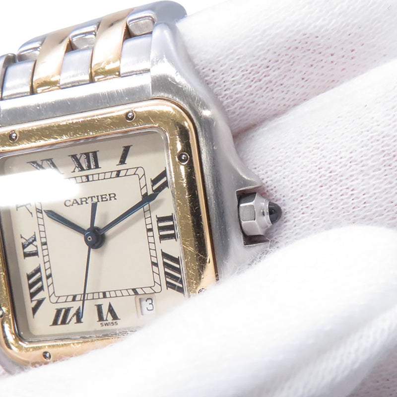 カルティエ パンテール MM 2ロウ 830832 Cartier 腕時計 アイボリー文字盤