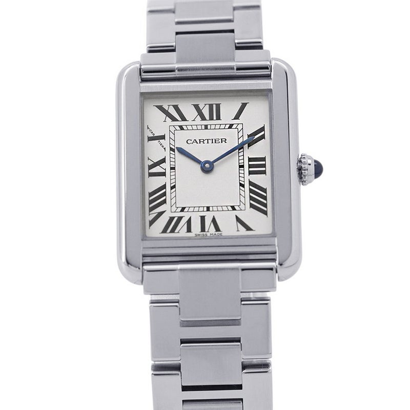 カルティエ タンク ソロ SM W5200013 Cartier 腕時計 ウォッチ レディース シルバー文字盤