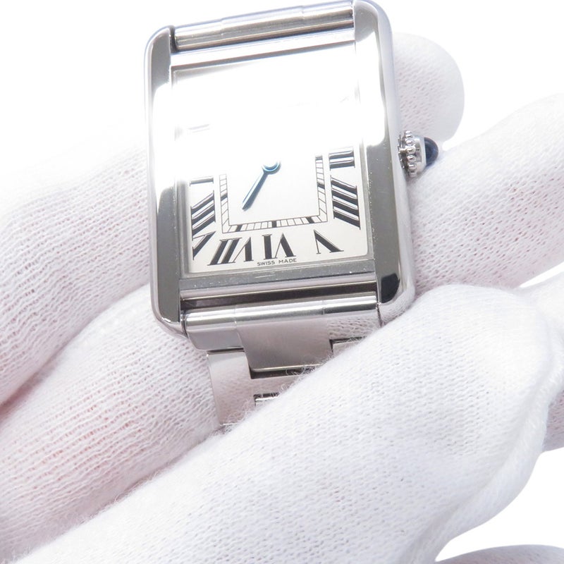 カルティエ タンク ソロ SM W5200013 Cartier 腕時計 ウォッチ レディース シルバー文字盤