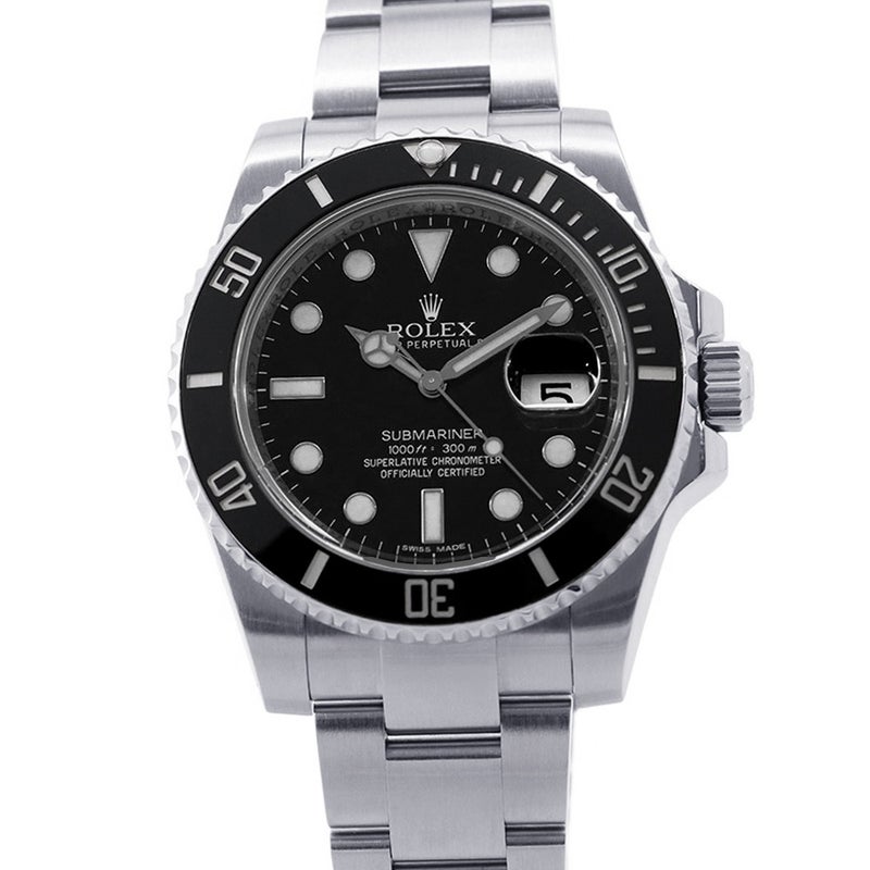 ロレックス サブマリーナ デイト ランダムシリアル ルーレット 116610LN ROLEX 腕時計 ウォッチ 黒文字盤