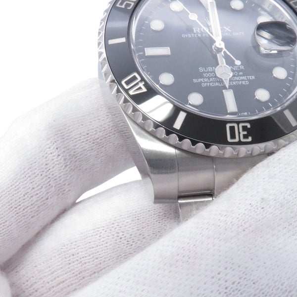 ロレックス サブマリーナ デイト ランダムシリアル ルーレット 116610LN ROLEX 腕時計 ウォッチ 黒文字盤