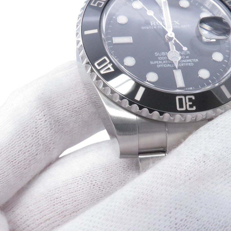 ロレックス サブマリーナ デイト ランダムシリアル ルーレット 116610LN ROLEX 腕時計 ウォッチ 黒文字盤