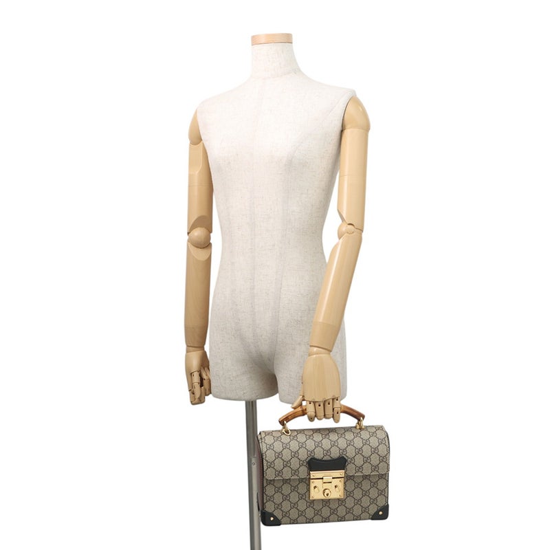 グッチ ハンドバッグ パドロック GGスモール バンブー GGスプリーム 603221 GUCCI 2wayショルダーバッグ