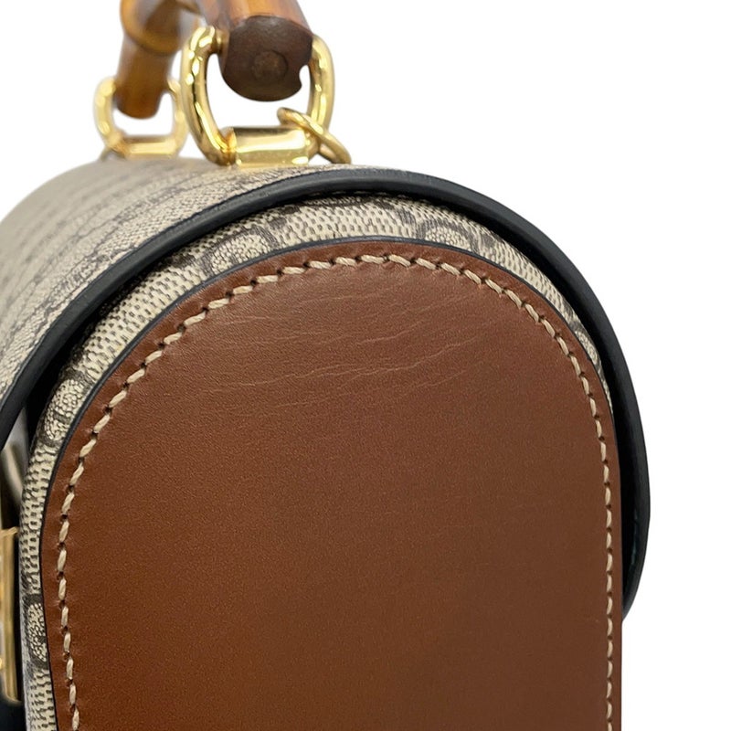 グッチ ハンドバッグ パドロック GGスモール バンブー GGスプリーム 603221 GUCCI 2wayショルダーバッグ