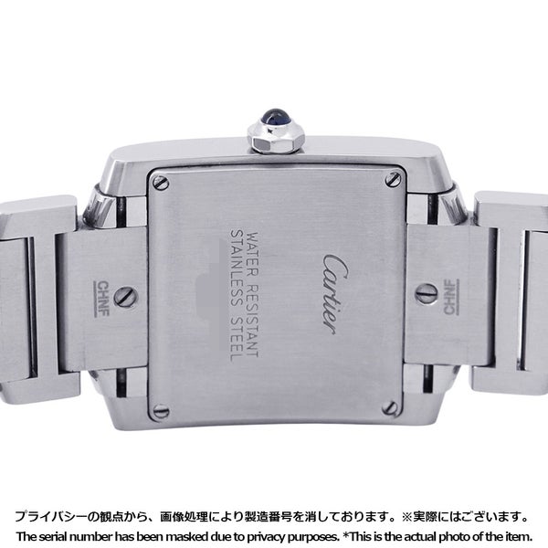 カルティエ タンク フランセーズ MM W51011Q3 Cartier 腕時計 白文字盤 クォーツ