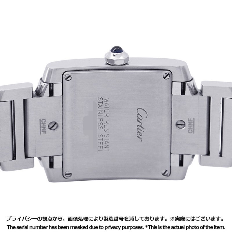 カルティエ タンク フランセーズ MM W51011Q3 Cartier 腕時計 白文字盤 クォーツ