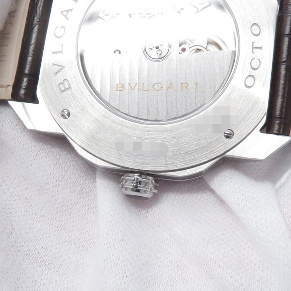 ブルガリ オクト OC41 C1SLD BVLGARI 腕時計 黒文字盤