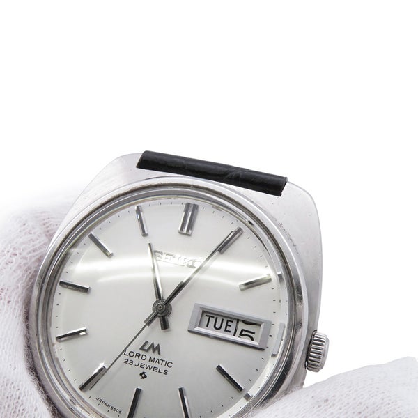 セイコー ロードマチック 5606-7130 SEIKO 腕時計 シルバー文字盤