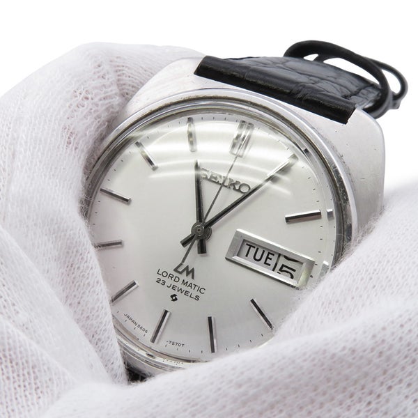 セイコー ロードマチック 5606-7130 SEIKO 腕時計 シルバー文字盤