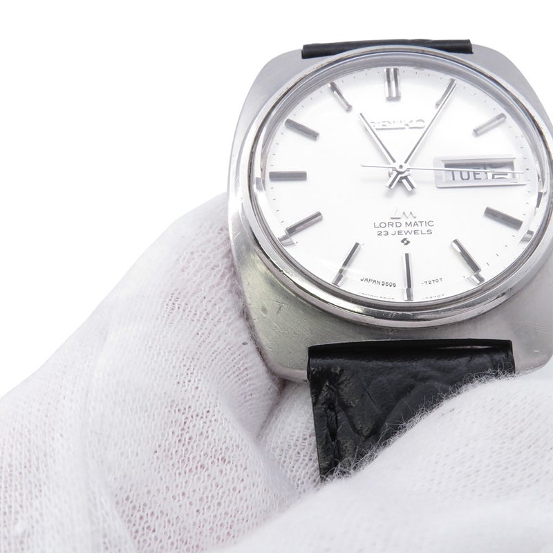 セイコー ロードマチック 5606-7130 SEIKO 腕時計 シルバー文字盤