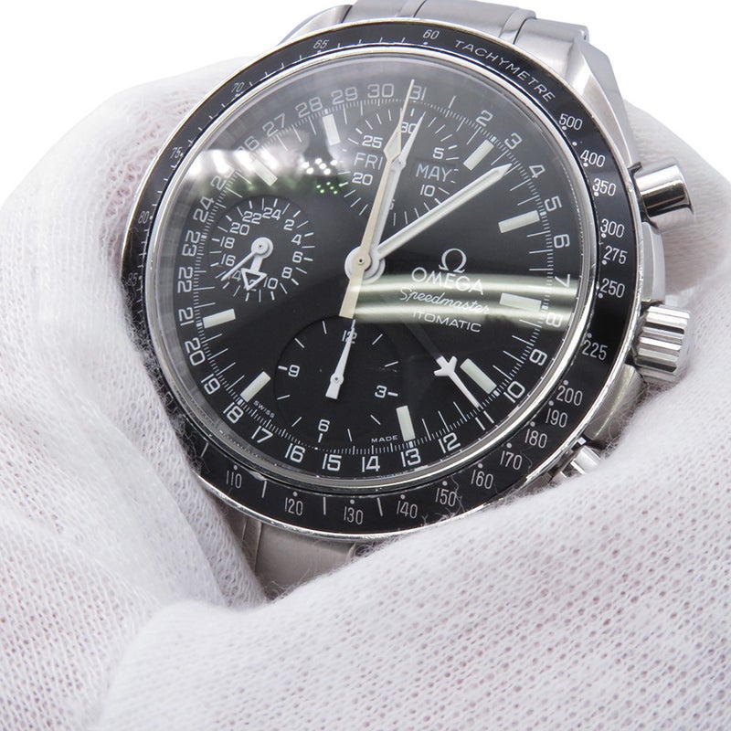オメガ スピードマスター マーク40 コスモス トリプルカレンダー 3520.50 OMEGA 腕時計 黒文字盤