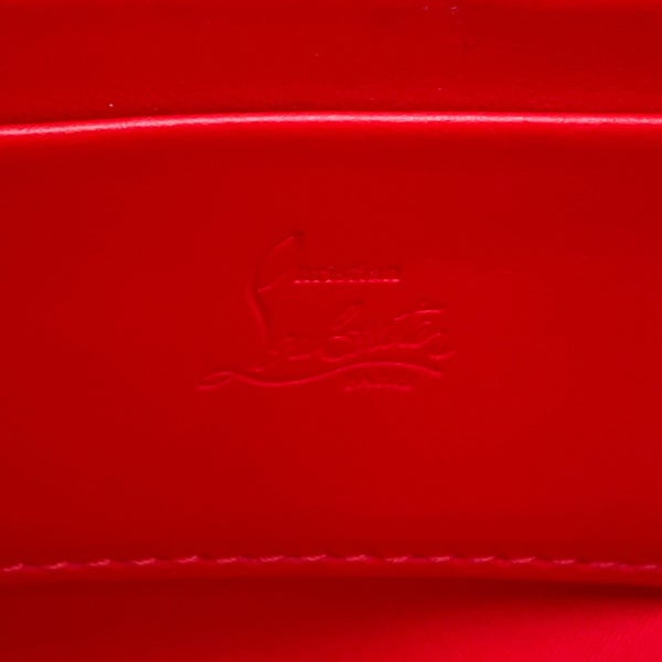クリスチャン・ルブタン ショルダーバッグ ジップ N フラップ キャンバス 1245217 Christian Louboutin 黒