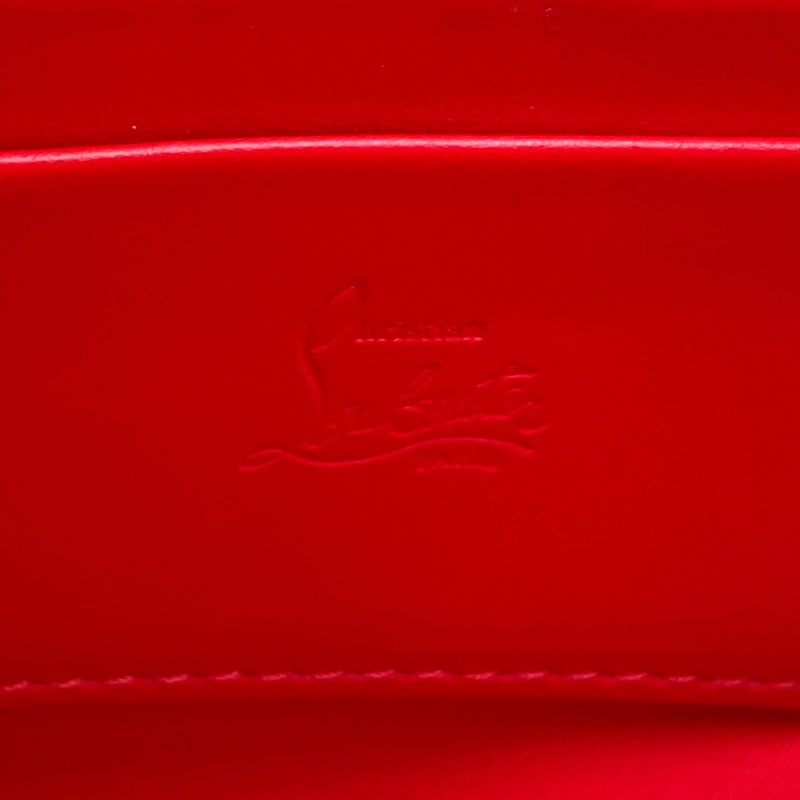 クリスチャン・ルブタン ショルダーバッグ ジップ N フラップ キャンバス 1245217 Christian Louboutin 黒