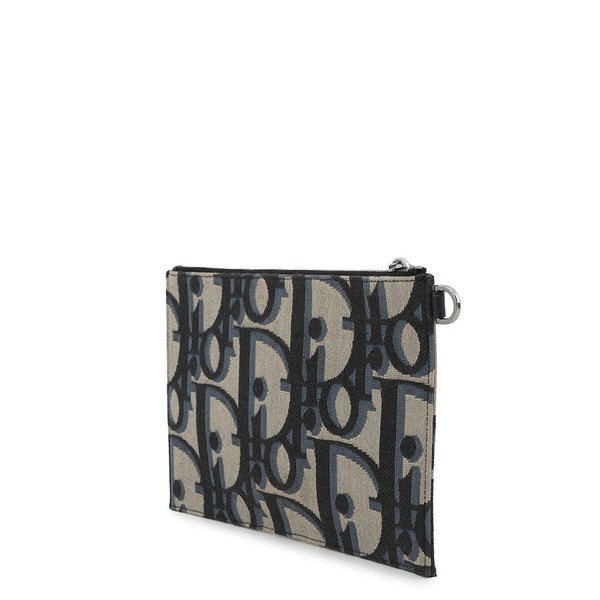 クリスチャン・ディオール クラッチバッグ マキシオブリーク ジャカード キャンバス 2ESCA490YXL Christian Dior