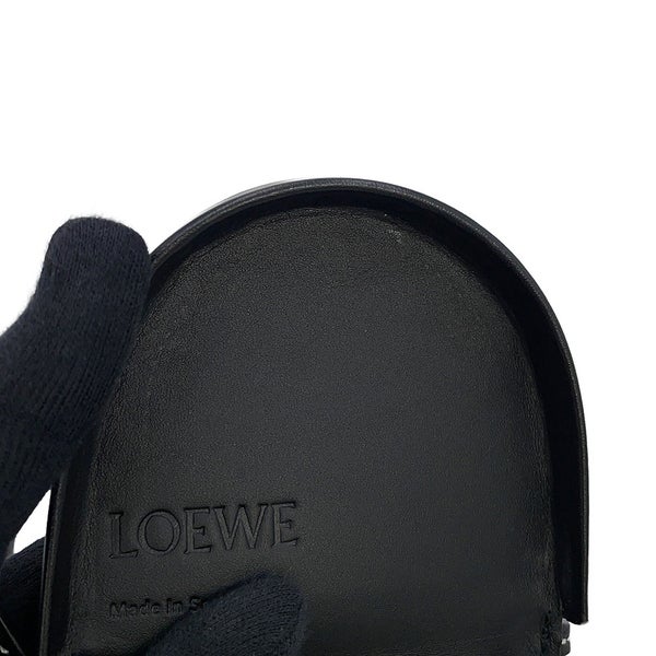 ロエベ ショルダーコインケース ヒールポーチ ミニ カーフレザー 109.54.T15 LOEWE 小銭入れ 黒