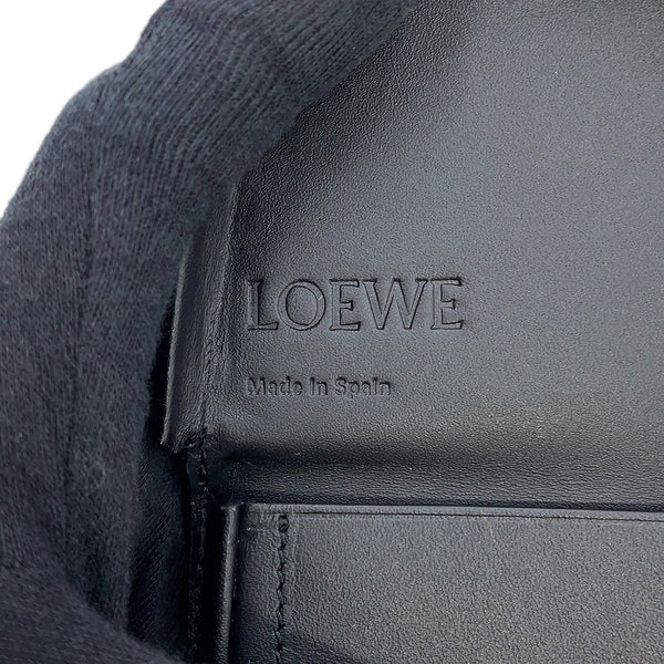 ロエベ ショルダーコインケース ヒールポーチ ミニ カーフレザー 109.54.T15 LOEWE 小銭入れ 黒