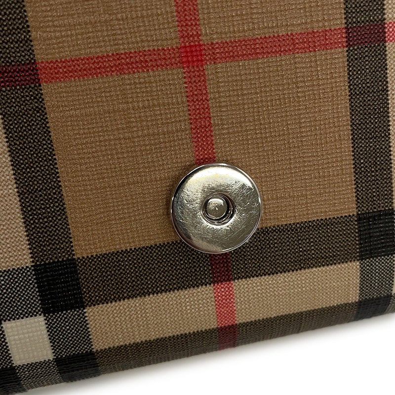 バーバリー ショルダーウォレット ハンナ ヴィンテージチェック PVC 80151351 BURBERRY 財布