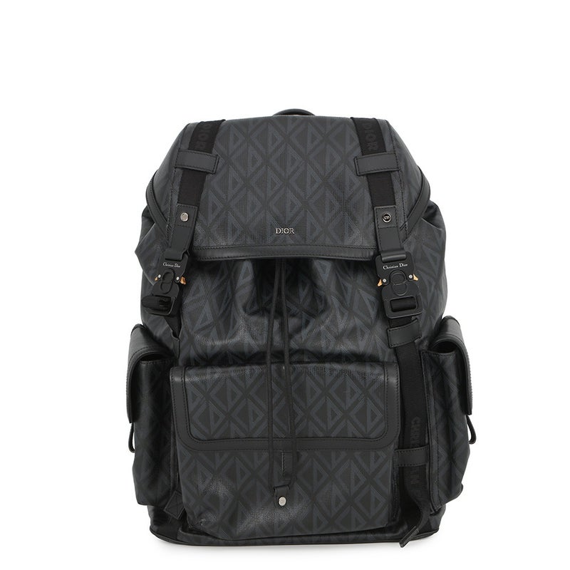 クリスチャン・ディオール リュック CDダイヤモンド ヒットザロード バックパック 1ESBA163CDP Christian Dior バッグ 黒