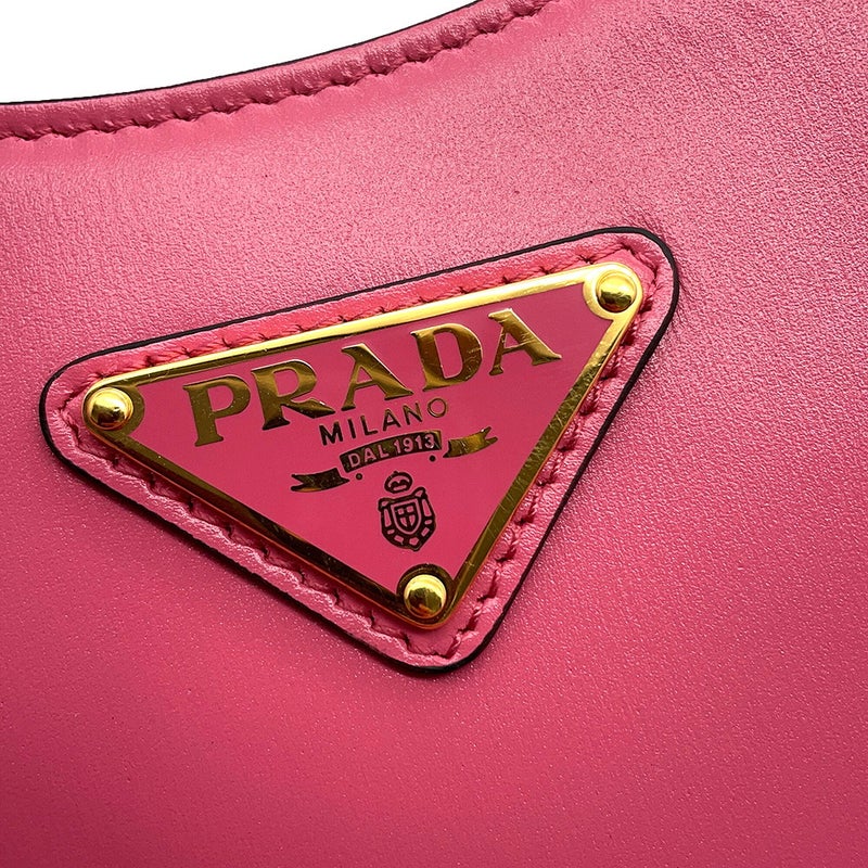 プラダ ショルダーバッグ クレオ ブラッシュドカーフスキン PRADA バッグ ワンショルダーバッグ