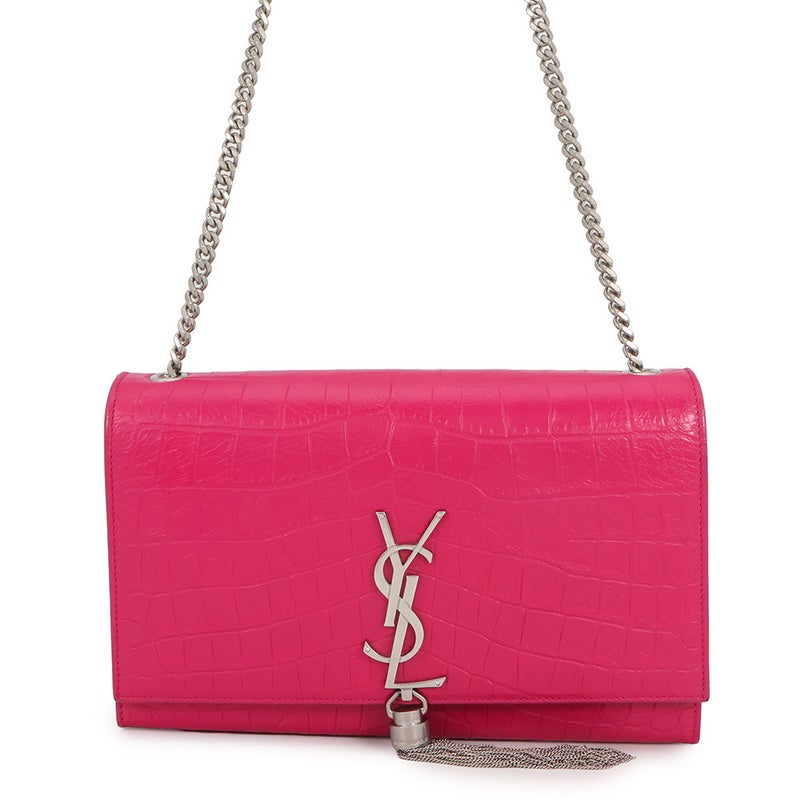 サンローランパリ ショルダーバッグ ケイト クロコ型押しレザー 354119 SAINT LAURENT PARIS