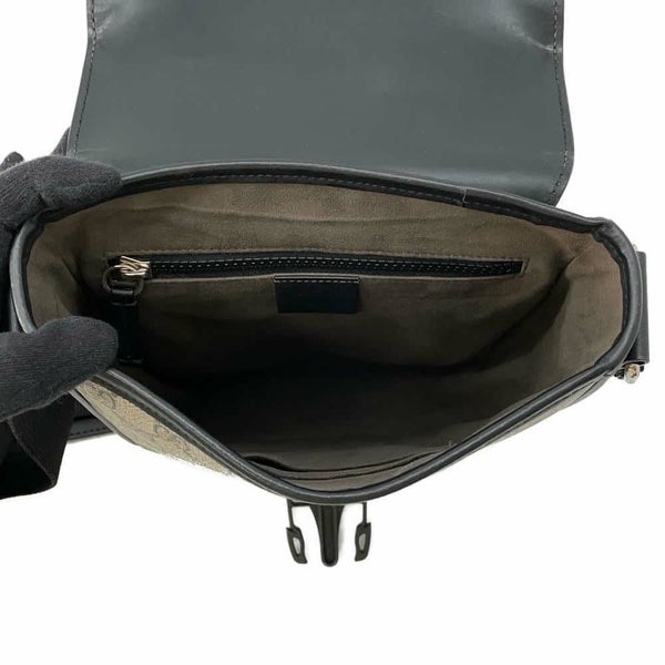 グッチ ショルダーバッグ GGスプリーム 473877 GUCCI メッセンジャーバッグ 黒