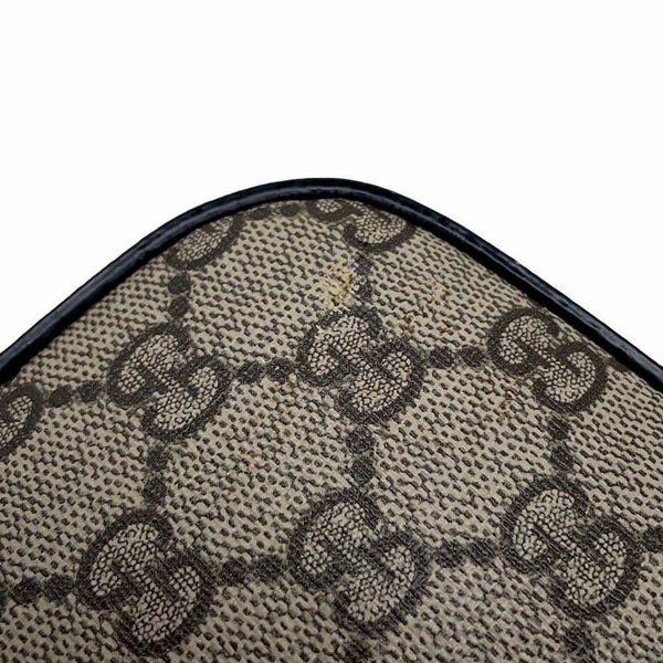 グッチ ショルダーバッグ GGスプリーム 473877 GUCCI メッセンジャーバッグ 黒