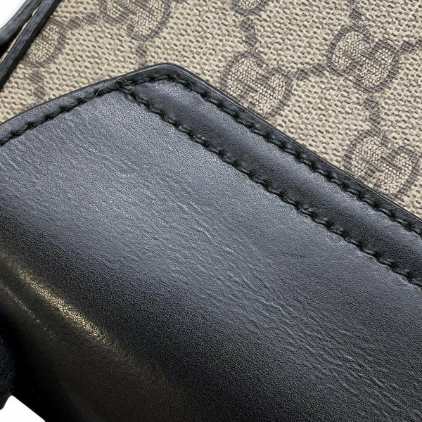 グッチ ショルダーバッグ GGスプリーム 473877 GUCCI メッセンジャーバッグ 黒