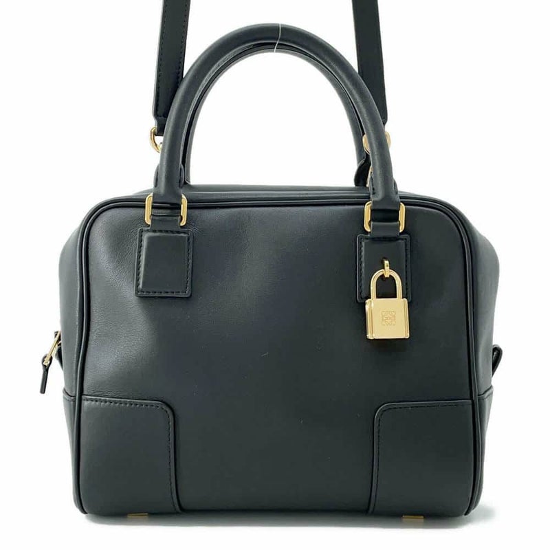 ロエベ ハンドバッグ アマソナ19 カーフレザー A039N10X03 LOEWE 2wayバッグ 黒