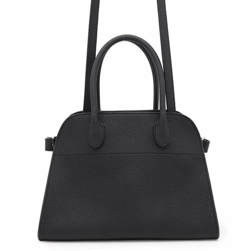 ザ ロウ ハンドバッグ ソフトマルゴー10 レザー W1190 L133 THE ROW バッグ 2wayショルダーバッグ 黒