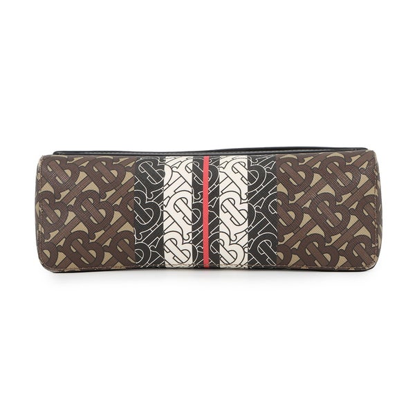 バーバリー ショルダーバッグ TBモノグラム ストライプ メッセンジャー PVC レザー 8031748 BURBERRY