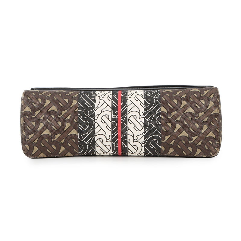バーバリー ショルダーバッグ TBモノグラム ストライプ メッセンジャー PVC レザー 8031748 BURBERRY