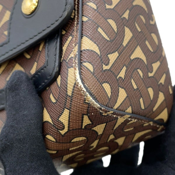 バーバリー ショルダーバッグ TBモノグラム ストライプ メッセンジャー PVC レザー 8031748 BURBERRY