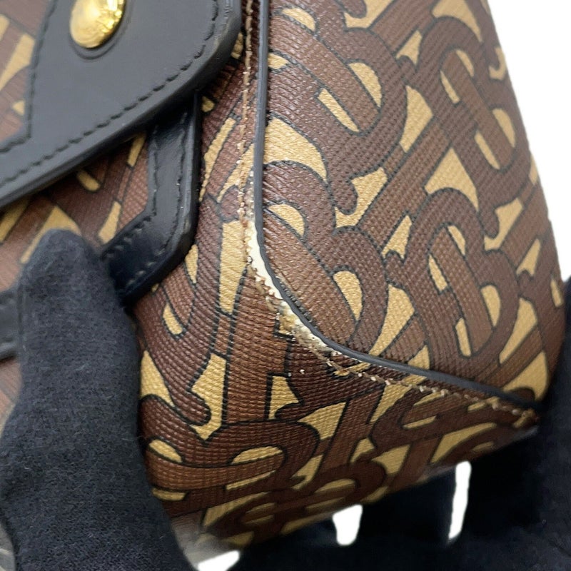 バーバリー ショルダーバッグ TBモノグラム ストライプ メッセンジャー PVC レザー 8031748 BURBERRY