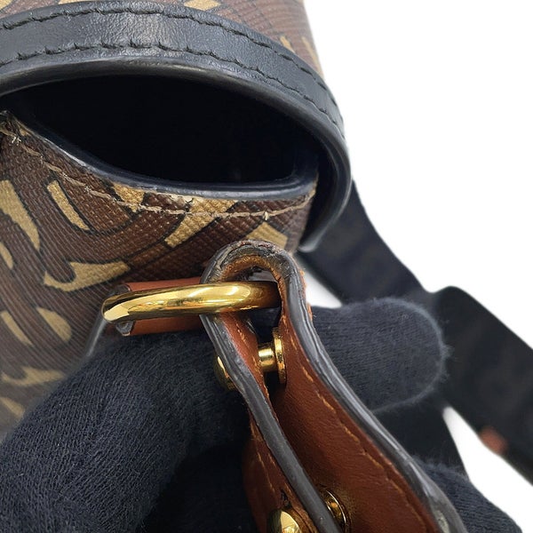 バーバリー ショルダーバッグ TBモノグラム ストライプ メッセンジャー PVC レザー 8031748 BURBERRY