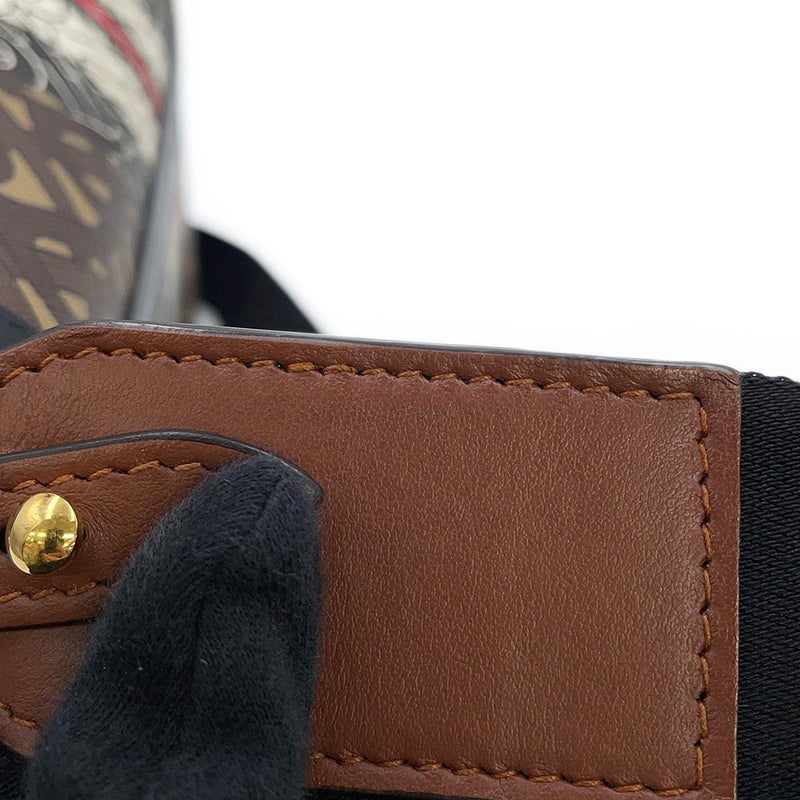 バーバリー ショルダーバッグ TBモノグラム ストライプ メッセンジャー PVC レザー 8031748 BURBERRY
