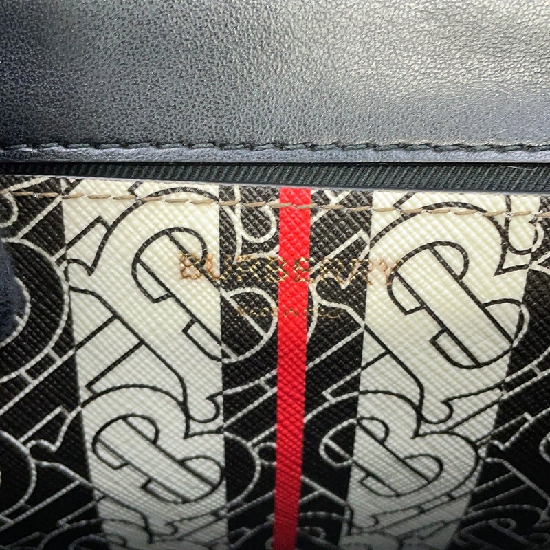 バーバリー ショルダーバッグ TBモノグラム ストライプ メッセンジャー PVC レザー 8031748 BURBERRY