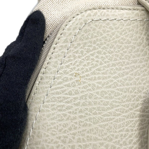 メゾンマルジェラ ハンドバッグ 5AC ミディアム レザー キャンバス S56WG0093 Maison Margiela 2way 白 セール品