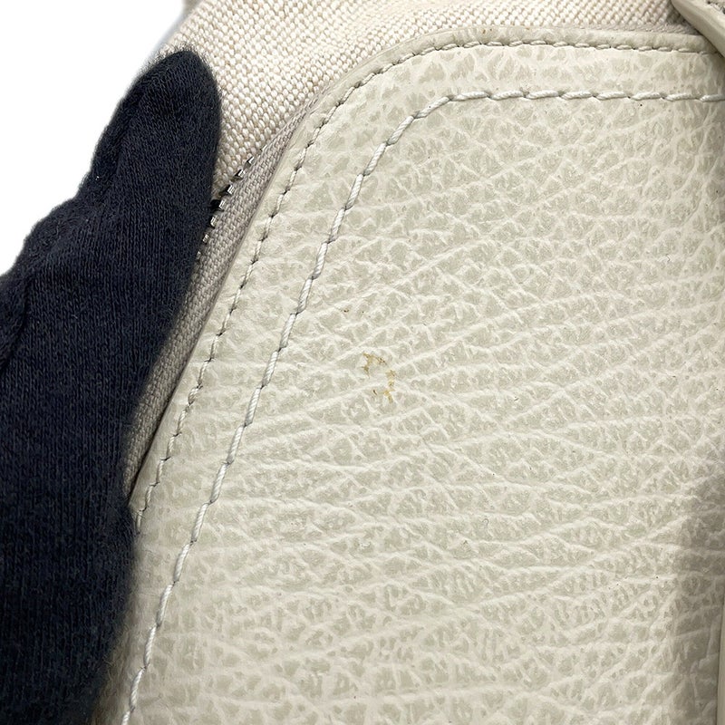 メゾンマルジェラ ハンドバッグ 5AC ミディアム レザー キャンバス S56WG0093 Maison Margiela 2way 白 セール品