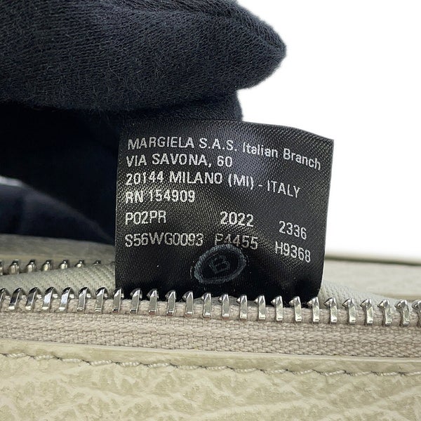 メゾンマルジェラ ハンドバッグ 5AC ミディアム レザー キャンバス S56WG0093 Maison Margiela 2way 白 セール品
