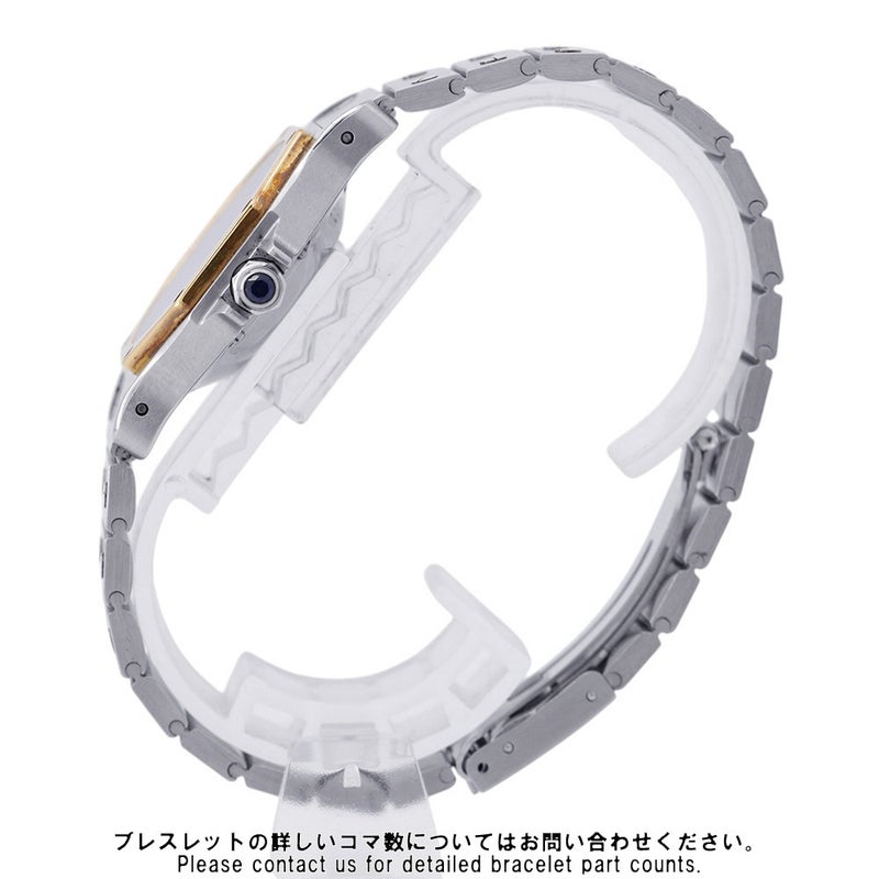 カルティエ サントスオクタゴン LM W2001583 Cartier 腕時計 白文字盤 クォーツ