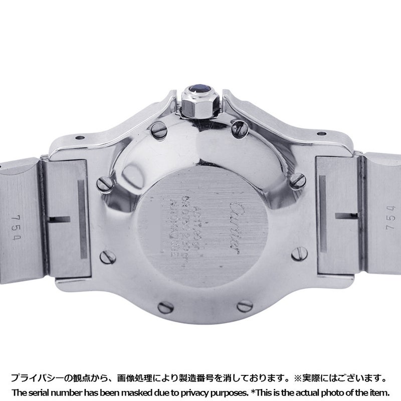 カルティエ サントスオクタゴン LM W2001583 Cartier 腕時計 白文字盤 クォーツ