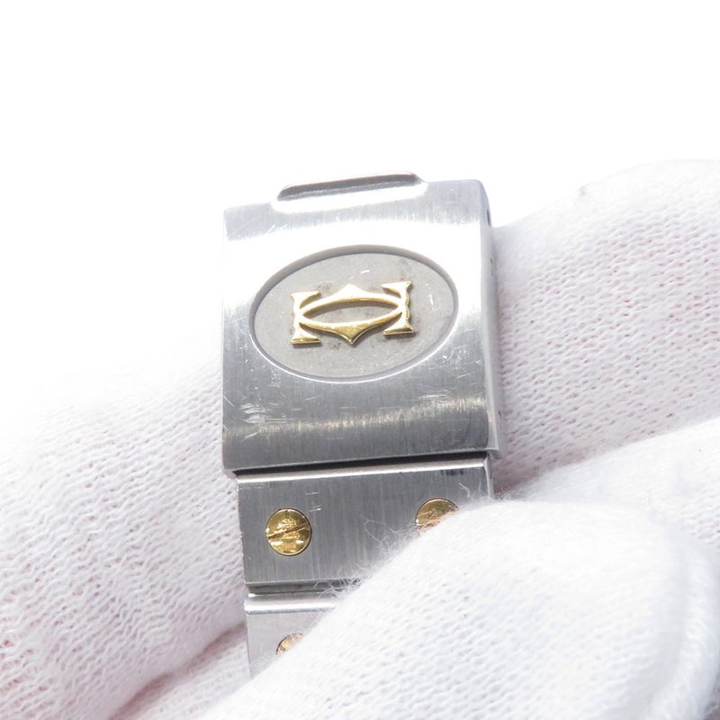 カルティエ サントスオクタゴン LM W2001583 Cartier 腕時計 白文字盤 クォーツ